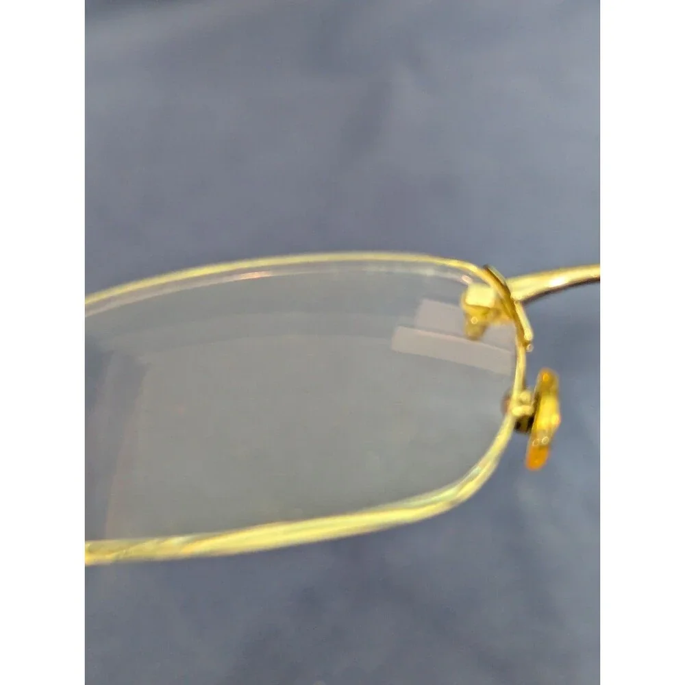 Cartier C Decor Rimless Bubinga Wood 140b Uncut Gems Vintage